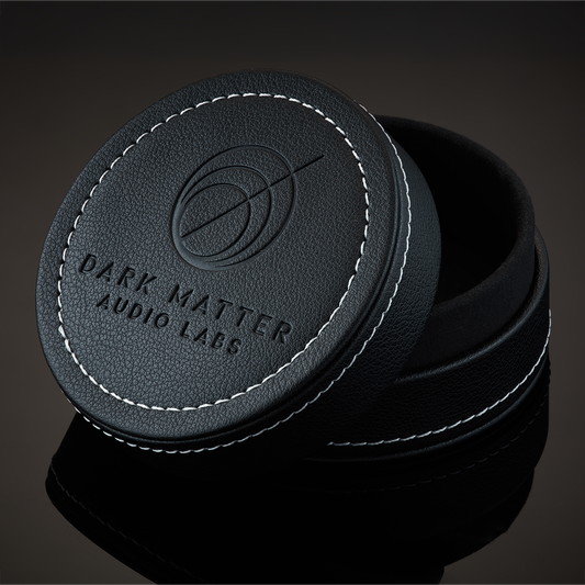 Protein Leather Wrapped Small Round Case with Logo